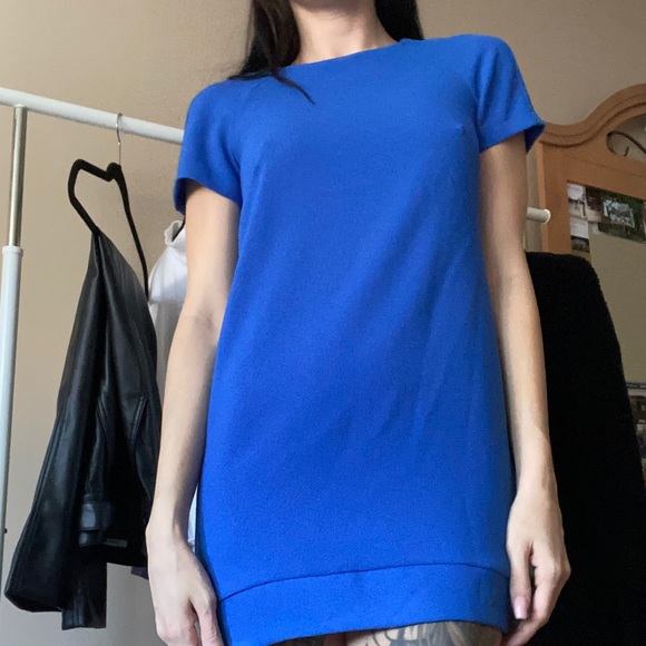 Royal Blue T-Shirt Dress